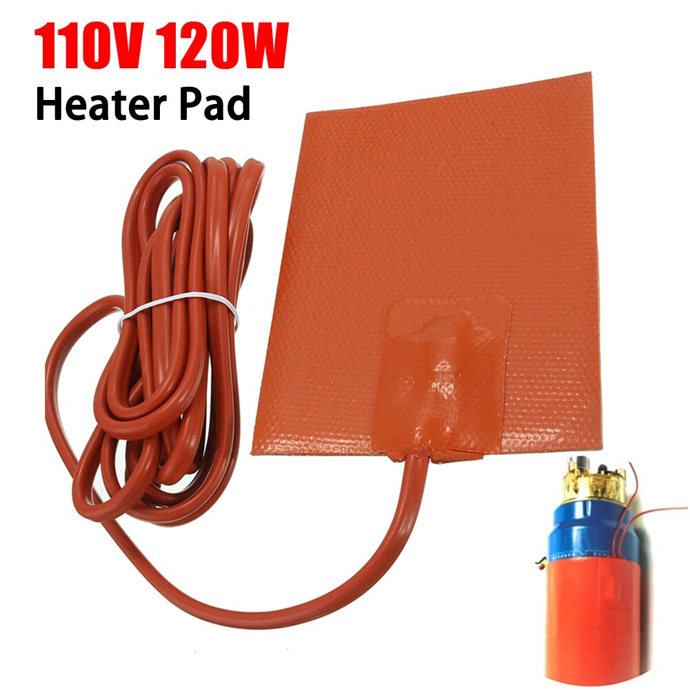 Portable Car Truck Engine Heater Oil Pan Tank Heater 120W 110V Pad Heater Orange