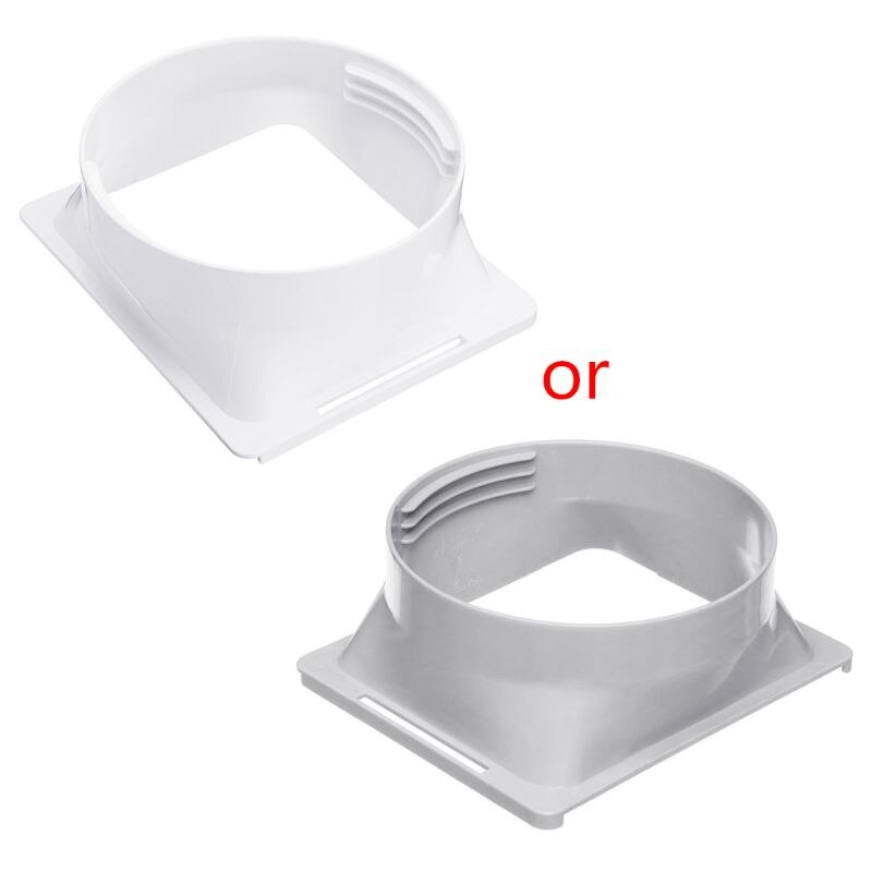 15cm Square Portable Air Conditioning Body Exhaust Duct Interface Pipe Connector Conditioner Parts Easy Install HX6C