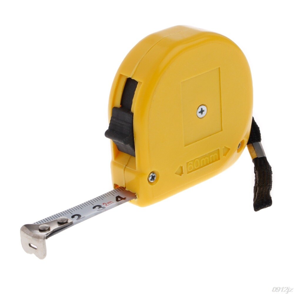 2m Mini Pocket Retractable Tape Measure Ruler Tool Builders Home DIY Garage Rule Tape Measures Tools For lishao home improvement