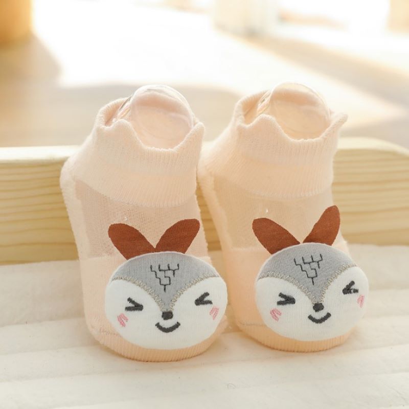 0 to 3 Years Spring Summer Thin Mesh Socks For Girls Boys Cute Animal Children&#39;s Thin Sock Baby Newborn Short Socks