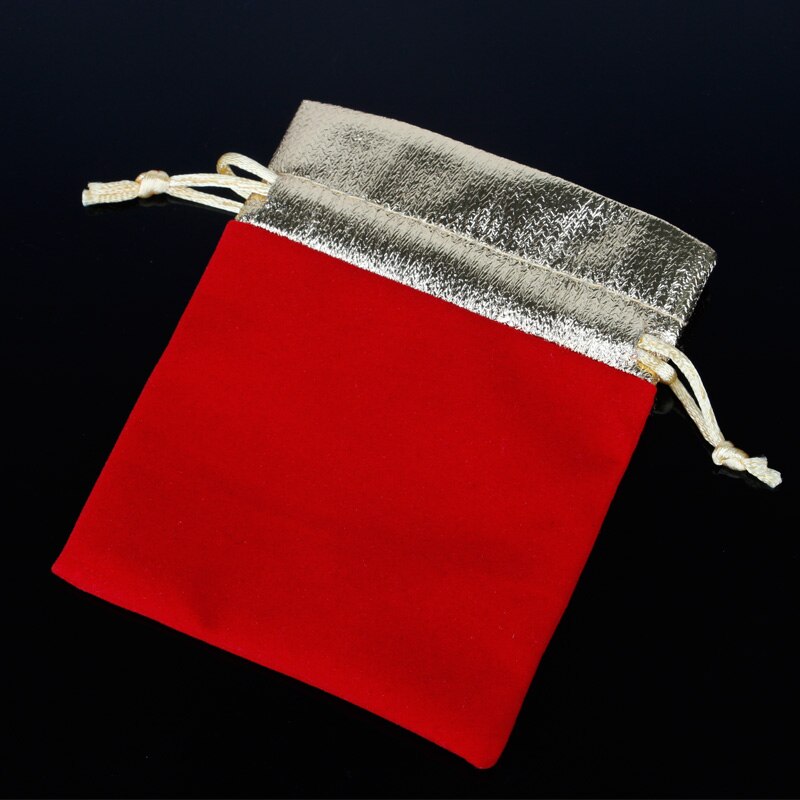 37.5cm klassiske 4 farver lommeure kædeure tilbehør til lommeure: Rød-taske
