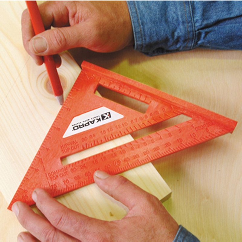 Kapro444-7in ABS carpenter's triangle ruler triangle plate right angle ruler for drawing