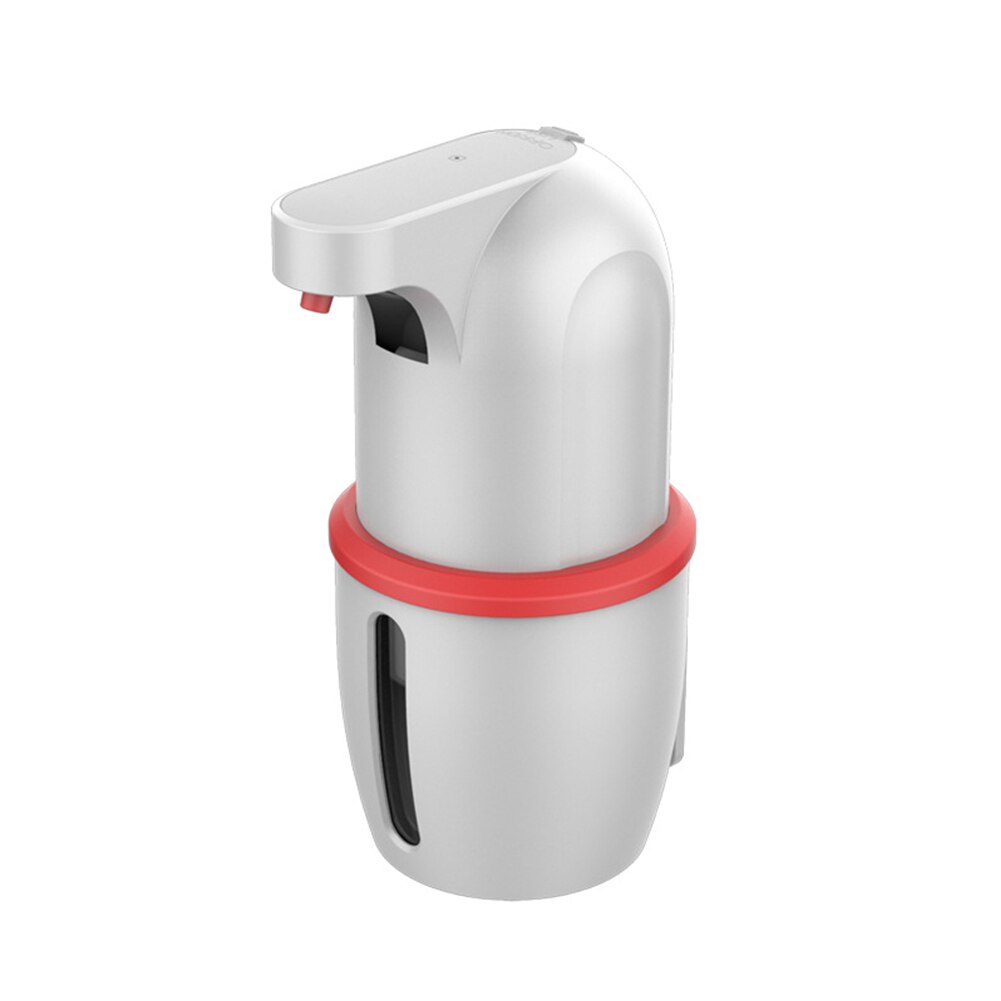275ML Automatic Foam Soap Dispenser Induction Liquid Hand Washing Machine intelligent foam Touchless Infrared Sensor: Red