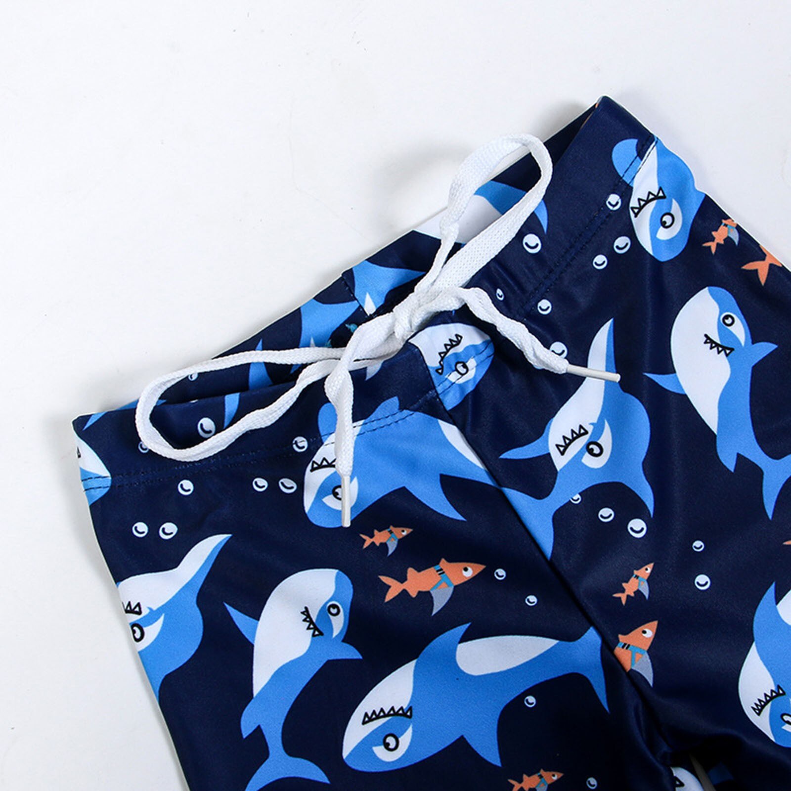 Zomer Peuter Kids Baby Jongens Kleding Cartoon Brief Shark Print Shark Shorts Hoed Badmode Sets Kinderkleding Sets