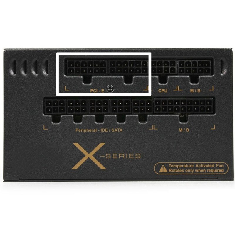 Câble d&#39;alimentation modulaire PSU 12 broches vers double 8 broches (6 + 2) PCI-E pour Seasonic P-860 P-1000 X-1050 (60cm)