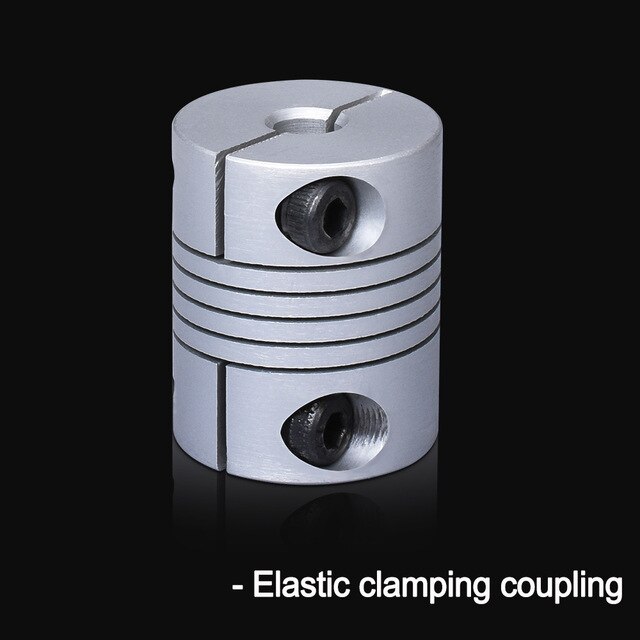 Flexible Welle Kupplung Plum blossom/Starre/Elastische Spann Koppler 3D Drucker Teil Für Gravur Maschine StepperMotor Stecker: 5x8mm / Elastic clamping