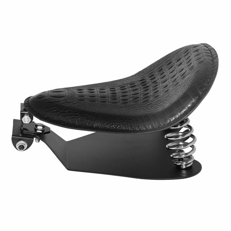 Motocicleta negra 3 "Bobber asiento individual Kit de soporte de resorte para Sportster XL 883 1200 48
