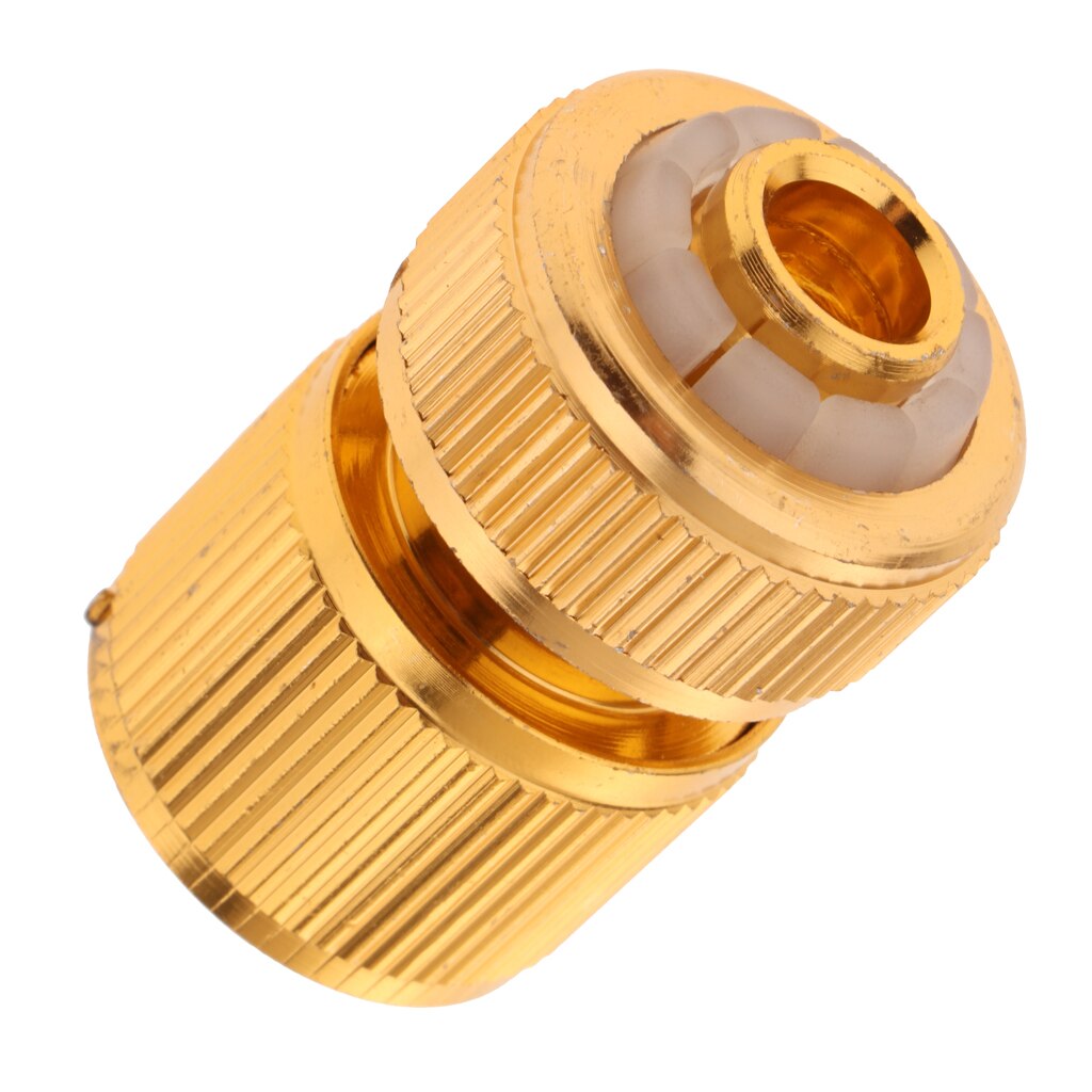 Threaded Brass Garden Hose Tap Connector Garden Water Pipe Quick Connectors for Watering Irrigation System 1/2" Female