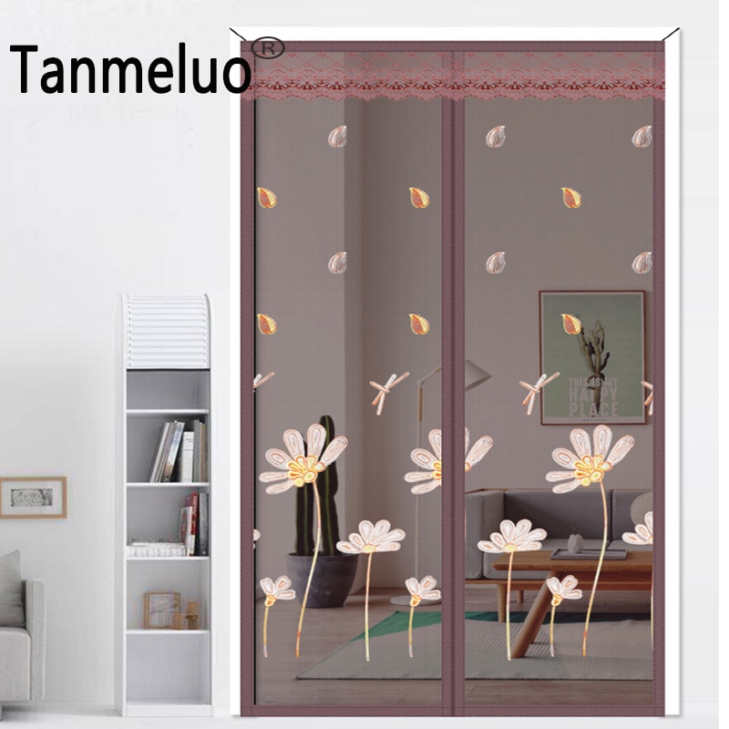 Anti Insect Fly Bug Mosquito Door Curtains Magnetic Door Screen Mesh Net Automatic Closing rideau de porte Window Net Curtain