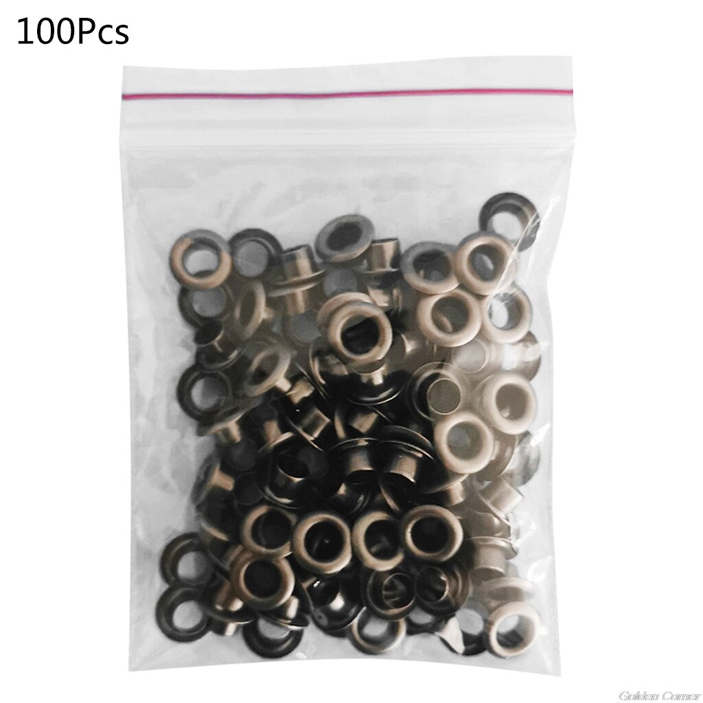 Kit de 100 œillets pour tasse de bougie, Kit de boutonnières spéciales en métal pour bricolage de cire de soja, plaque de cire d&#39;abeille: -BK-2
