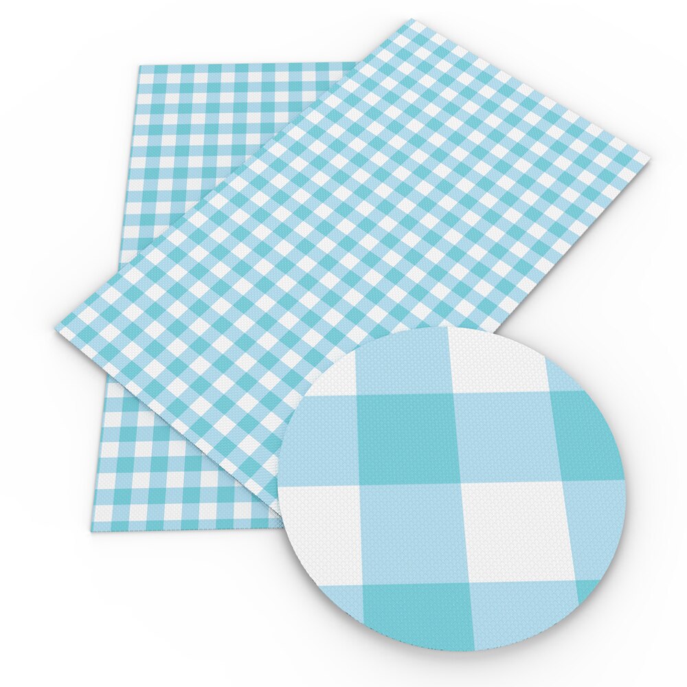 20*34cm plaid printet imiteret læder ark vinyl kunstlæder tøj polstring diy øreringe tilbehør ,1 yc 12903: 1113467001