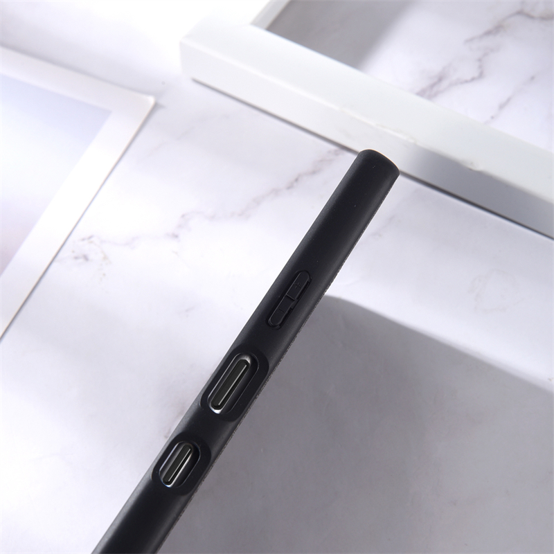 Cloth Fabric Pattern Case Coque For Sony Xperia 1 10 5 VI V IV III II Oleophobic Wool Plain Silicone Case Phone Back Cover Funda