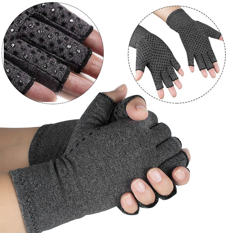 Guantes magnéticos antiartritis para terapia de compresión y salud, guante de seguridad deportiva para el descanso de la muñeca y el dolor de manos reumatoide