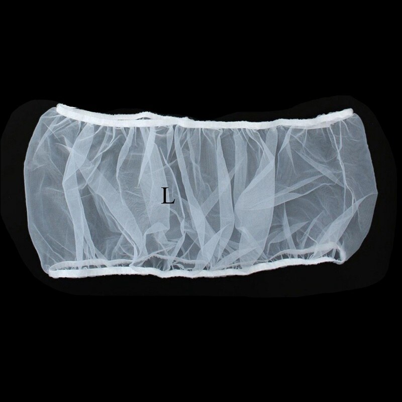 panDaDa Bird Net Network Soft Shell Fabric Birdcage Mesh For Bird Cages Seed Guard Covers Unique Nylon Airy Cover Skirt: White-L
