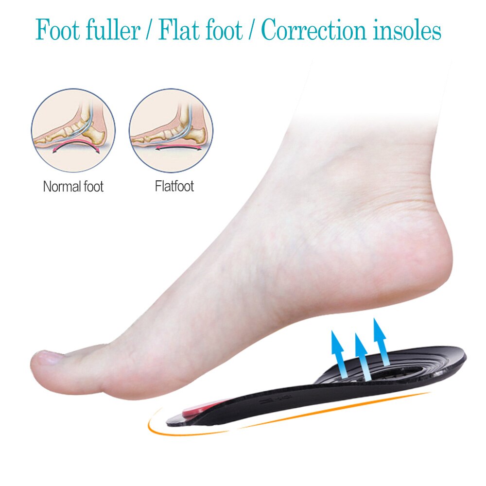 2pcs O-X-leg Correction Insoles foot Care Flat foot insoles male and female arch collapse support foot valgus correction