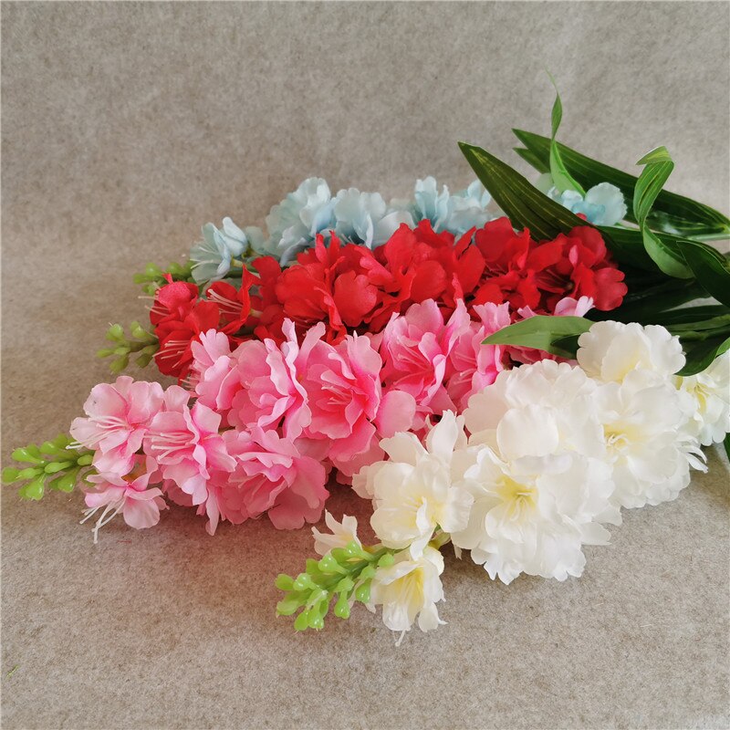 Fleur de jacinthe artificielle de 90cm, grande branche de fleurs artificielles pour automne, décoration de mariage pour la maison, couronne de fausses fleurs