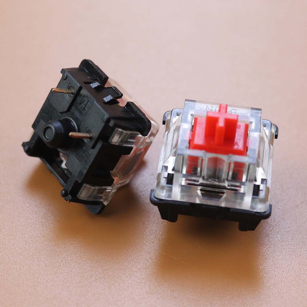 Outemu Schakelaar Voor Keyboard 3pin Lineaire Tactiele Clicky Stille Schakelaars Voor Mechanische Toetsenborden Grijs Zwart Rood Blauw Gaming Switch: Black