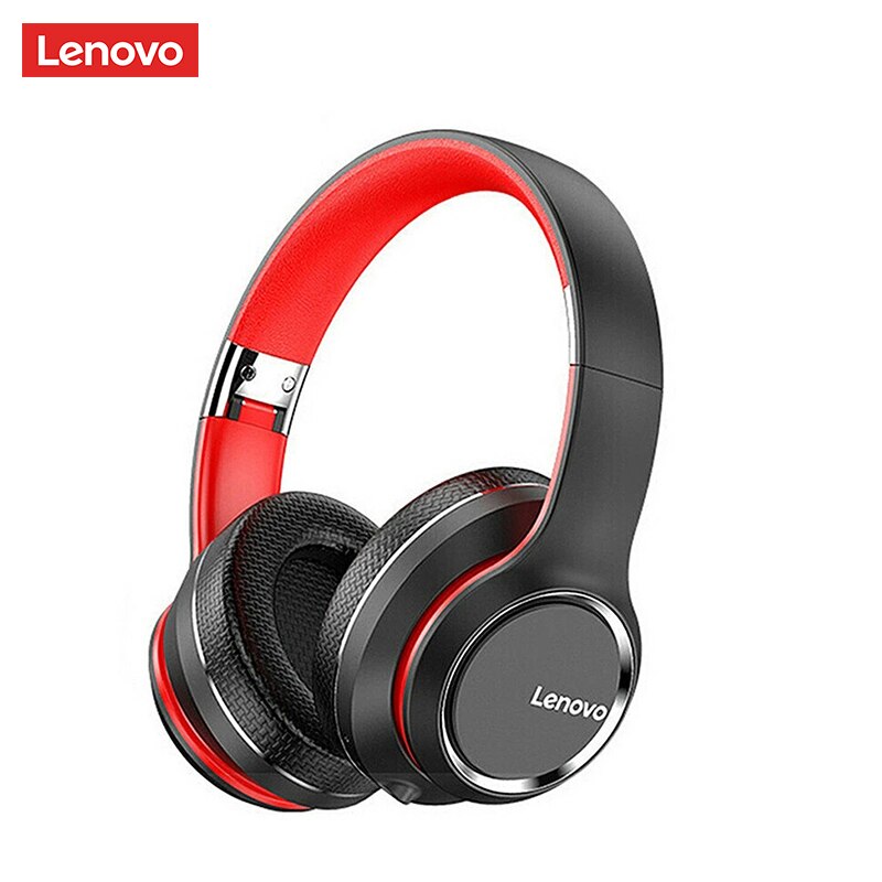 Lenovo HD200 Wireless BT Headset BT5.0 Over-ear Earphone Noise Cancellation HIFI Stereo Game Headset Mic Auriculares de música