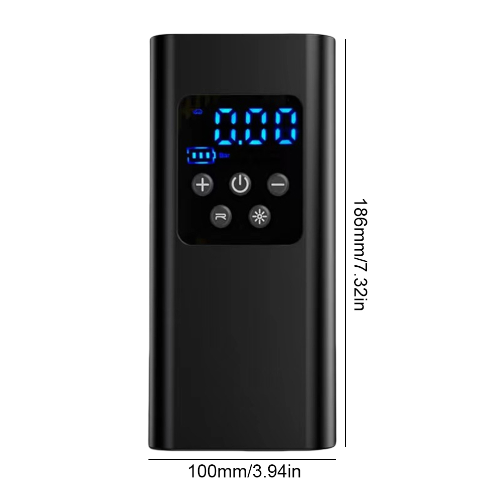 Wireless/Wired Electric Tire Inflator 150PSI Car Tire Inflatable Pump LCD Digital Display Electric Air Compressor with LED Light