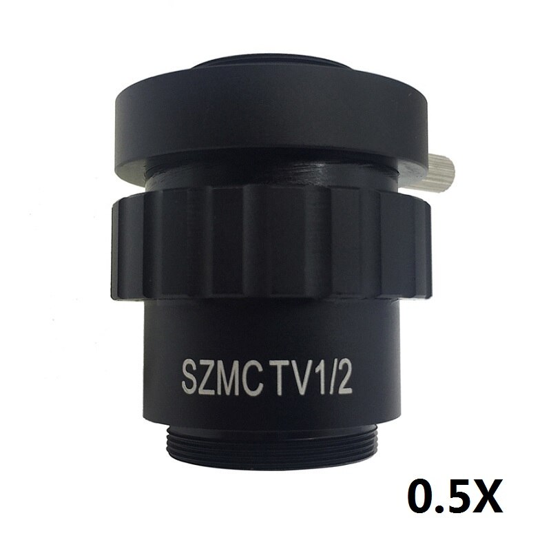 0.3X 0.5X c-mount lentille 1/2 1/3CTV Microscope caméra adaptateur pour caméra numérique vidéo trinoculaire stéréo Microscope réduction lentille: 0.5X2CTV
