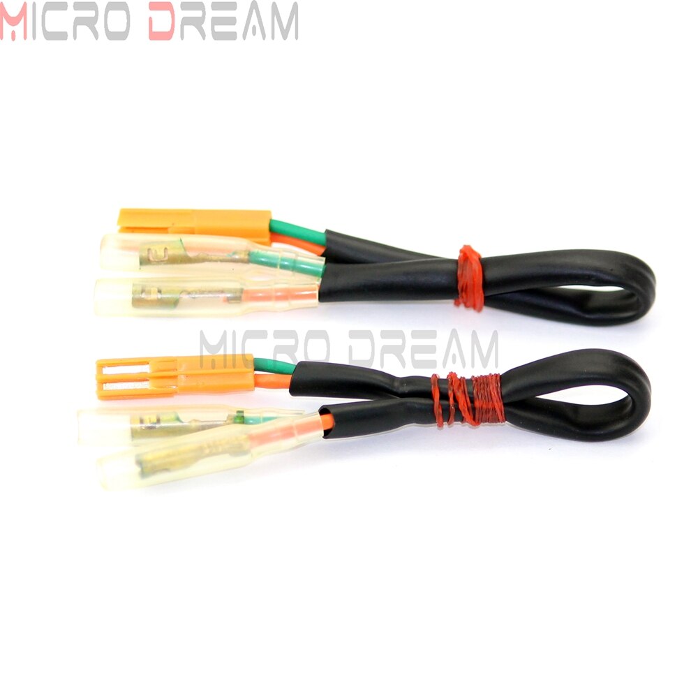 2 Pin Plug Turn Signal OEM Indicators Wire Adapter Plugs Universal for Honda CB/CBR 400 600 650 1000 RR/X/F VT VTX1300 VTX1800: 2pcs