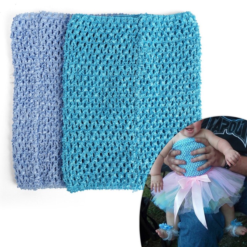 Bustier tubulaire pour fille enfant tutu robe crochet matériel 9 "bleu