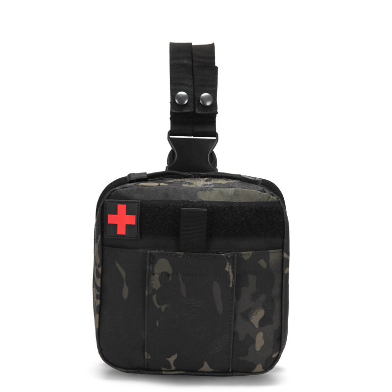 Bolsa para pierna caída, Kit médico, botiquín de primeros auxilios, paquete de muslo Molle para el lugar de trabajo, al aire libre, Camping, senderismo, bolsa de herramientas EDC