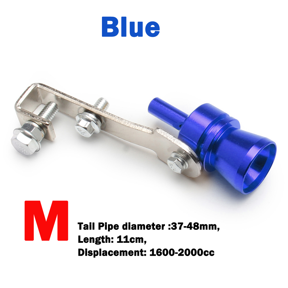 1 stk. turbofløjte universal turboudstødningsfløjte, lydforstærker passer til de fleste biler, sedaner og lastbiler: Orange