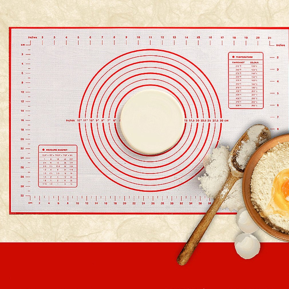 Non-Stick Silicone Baking Mat Pad Baking Sheet Glass Fiber Rolling Dough Mat Cookie Macaron Baking Mat Pastry Tools