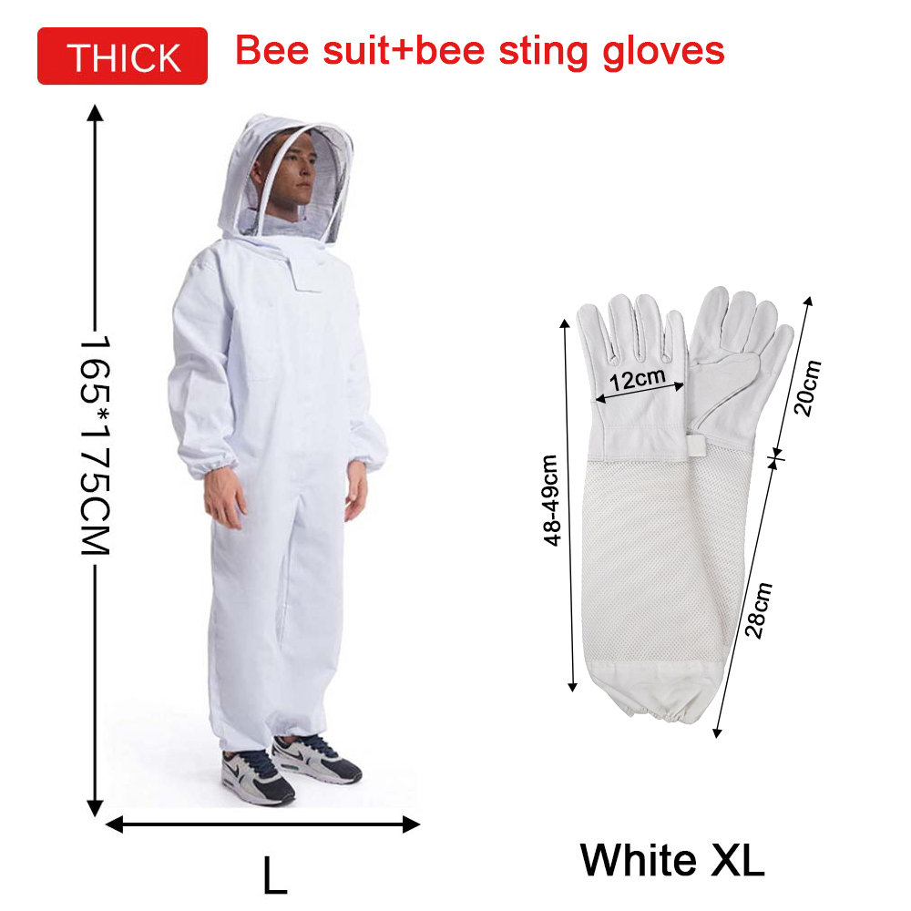 Full Body Beekeeping Clothes Beekeepers Clothes Protection Beekeeping Suit Safty Veil Unisex Children Protective: Dark Khaki