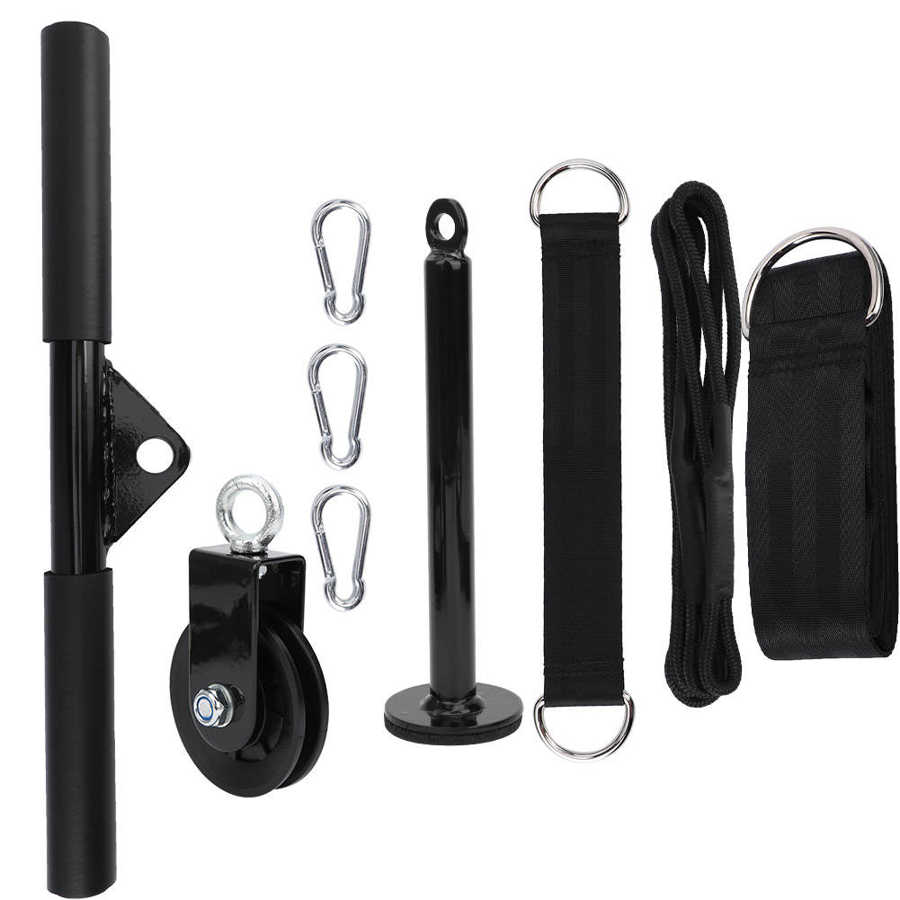 9Pcs/Set Fitness DIY Pulley Cable Machine Attachment System Loading Pin Lifting Workout Arm Biceps Triceps Training Equipment