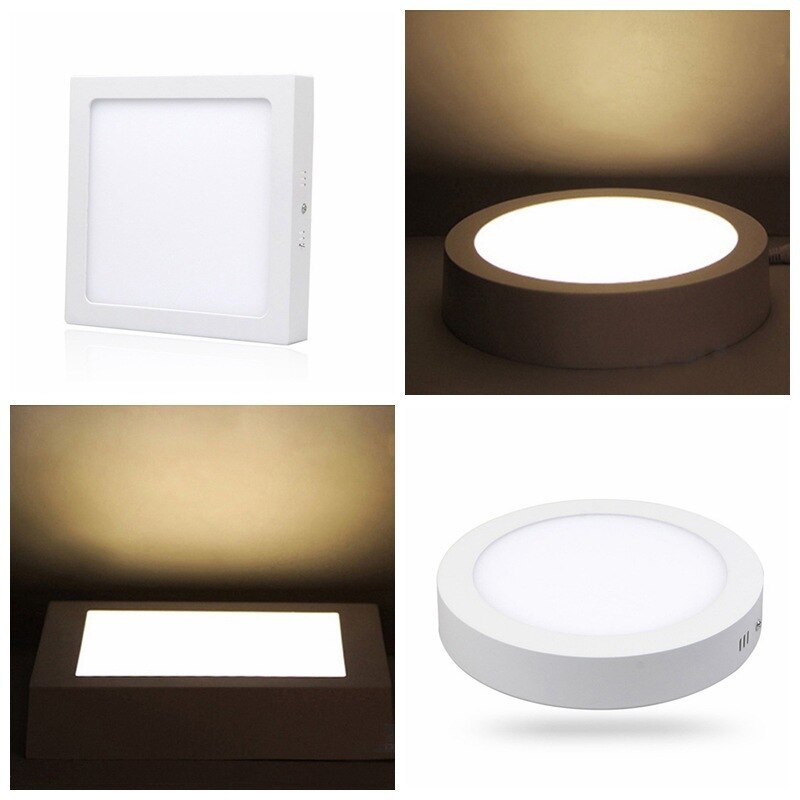 Tak badrum badrumslampa 6w platt rund ned kök panelen ytmonterad  --m25