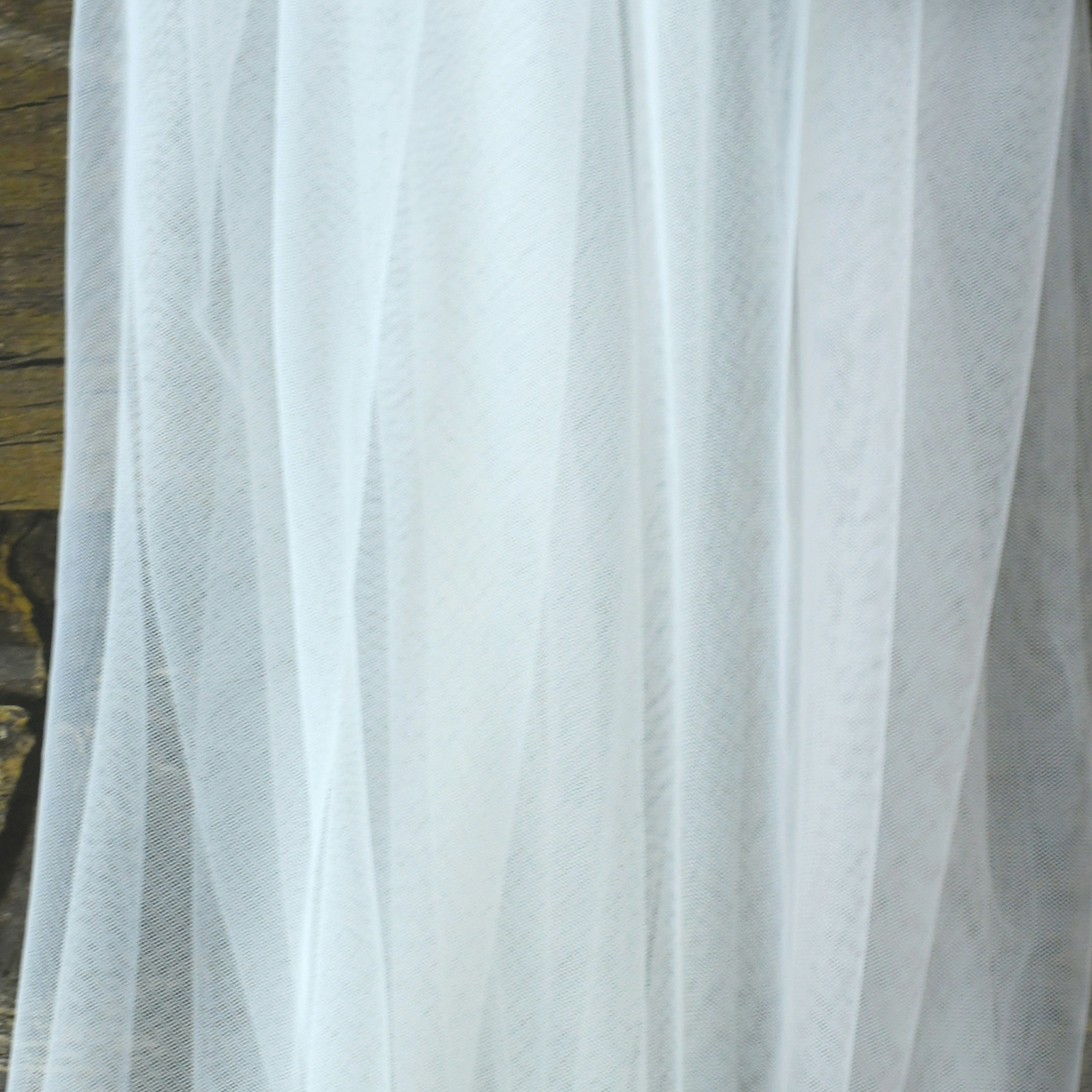 VG73 Hochzeitsjacken, durchsichtiges, schlichtes Oberteil, durchsichtiges Bolero, Brautweste, kurzer Hochzeitsschal, Bachelorette-Party-Zubehör: L / Elfenbein