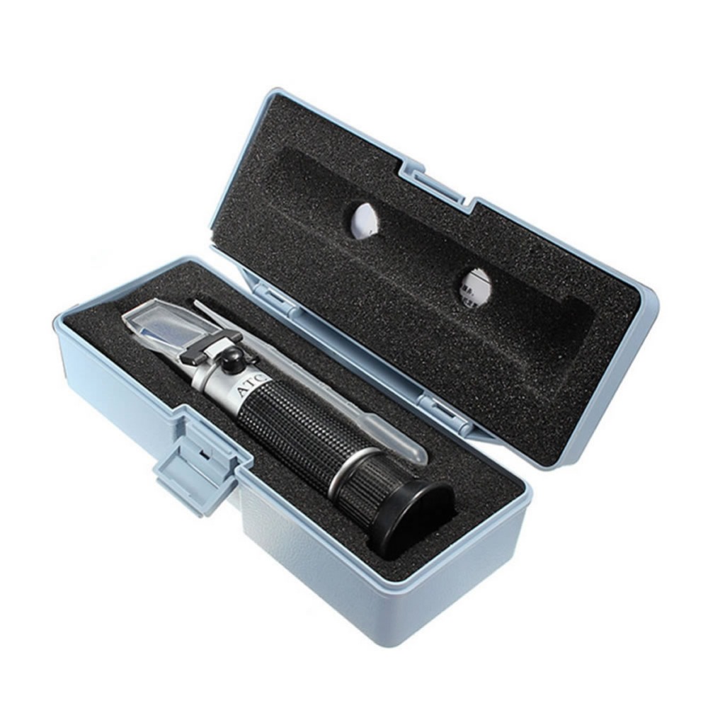 Booyah 28-62% Brix Refractometer High-precision Sugar Content Test Handheld Prism Optical Instruments Sugar Measuring Instrument