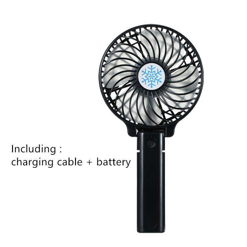Bærbar mini usb-ventilator håndholdt skrivebord luftkøler stille rejse befugtning køler køling opladbar ventilator brug 18650 batteriventilator: A1