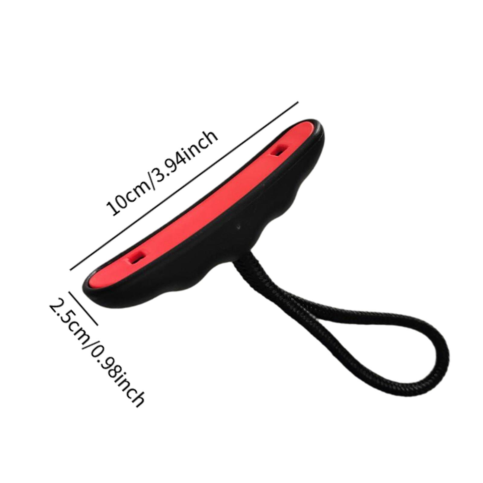 Asas de Kayak de 2 uds., manijas de cuerda de barco de palanca, ligeras, elegantes, universales con cable para accesorios de remo, surf, kayak: Blanco
