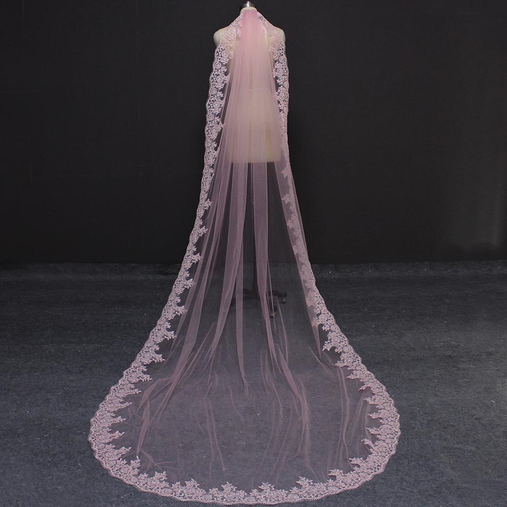 Vrouwen Bridal Korte Bruiloft Sluier Wit Een Laag