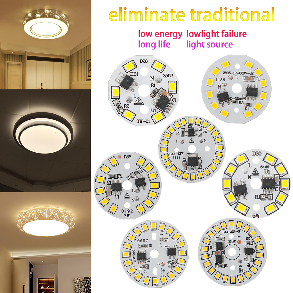 LED Chip SMD2835 15W 12W 9W 7W 5W 3W 220V Led-lampe Lampe perle Smart IC Keine Notwendigkeit Fahrer für Flutlicht Scheinwerfer DIY Beleuchtung