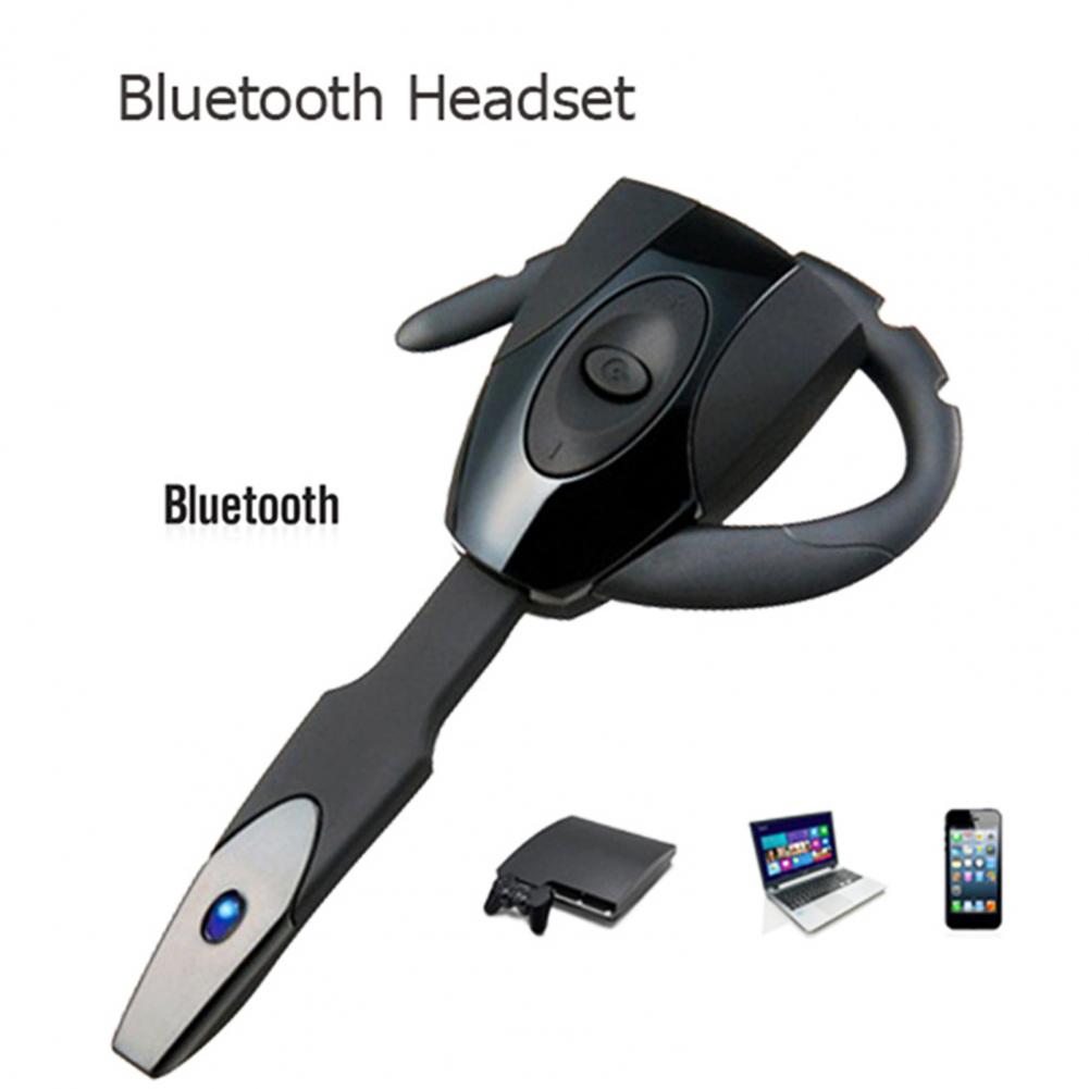 Auriculares Bluetooth 5,0 para PS3, cascos inalámbricos con manos libres, gancho único para la oreja, botón de Gel de sílice, con micrófono