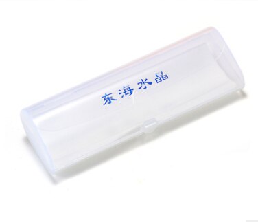 Optical frames Glasses Case Women And Men Plastic Sunglasses Glasses Box Hard Eyeglasses Case Reading Glasses Case: style 3 clear