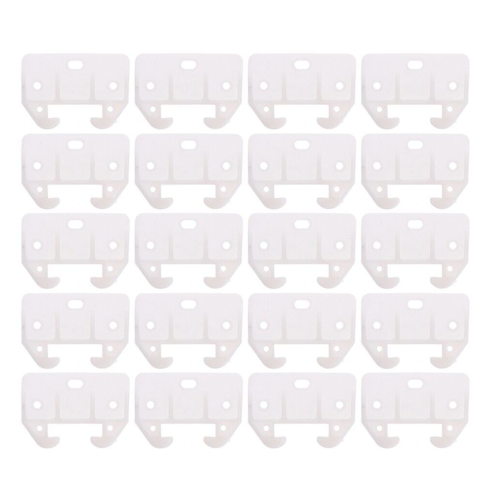 20pcs Drawer Guide Drawer Track Guide Durable Nice Light Safe Plastic Guide Guide Track Guide for Home: Default Title
