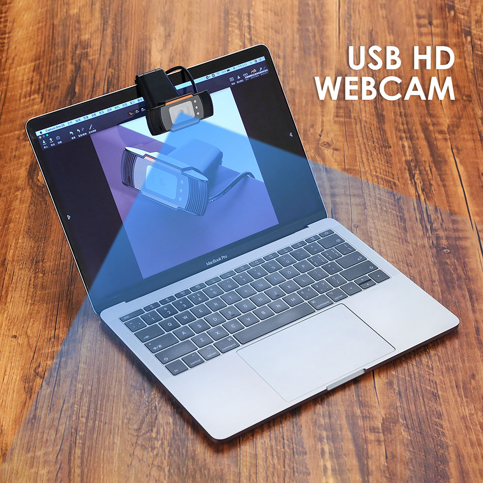 480/720/1080P Usb Hd Webcam W/Mic 180 Graden Groothoek Web Camera Voor zakelijke Conferentie Ruisonderdrukking Video Recorder