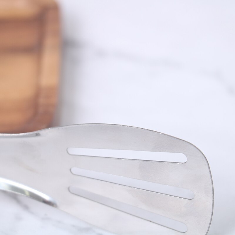 1pcs Anti Heat Stainless Steel Utensils Food Tongs Kitchen Buffet Cooking Tools Bread Clip Clamp BBQ Kitchen Tongs