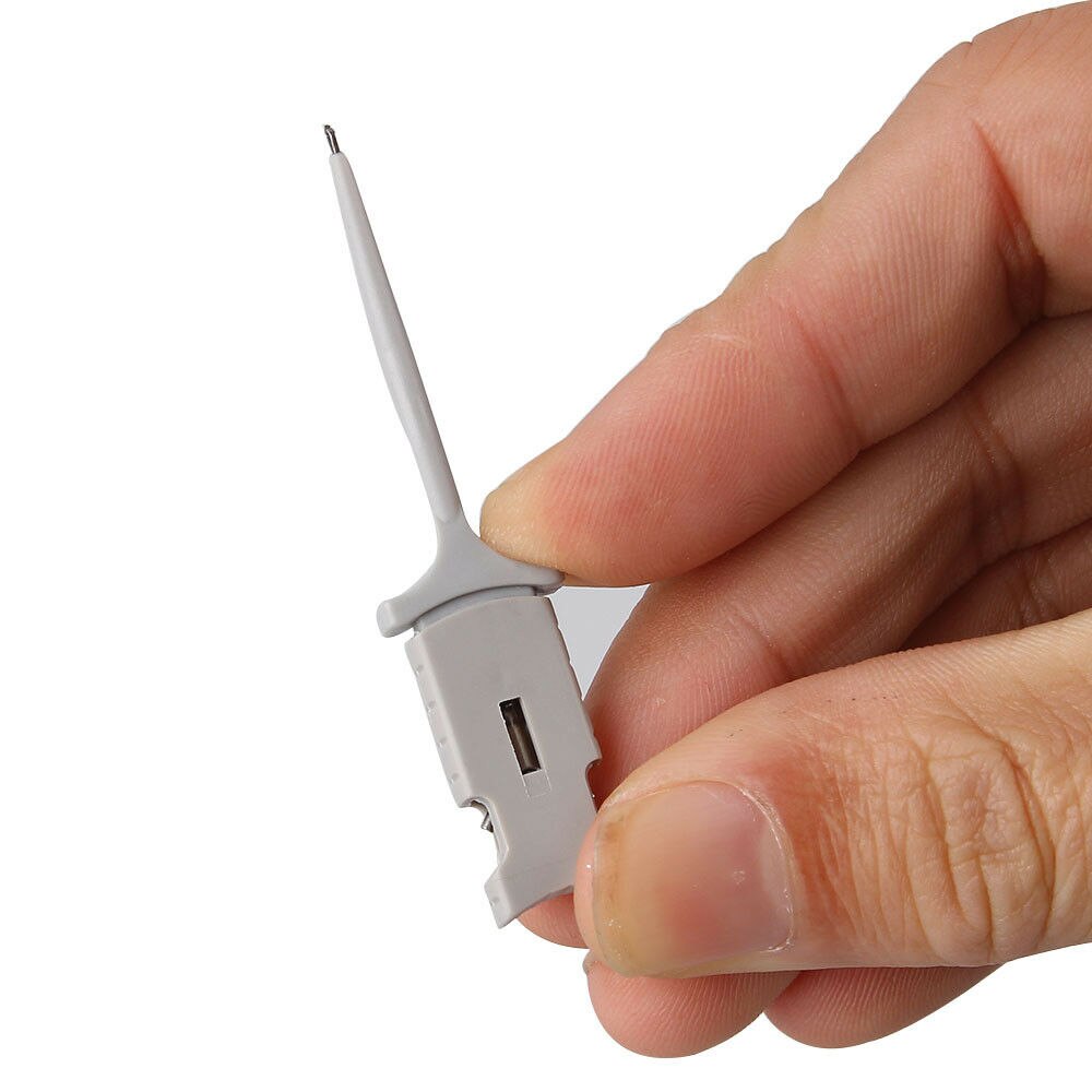 Mini Test Hook Oscilloscope Test 18 Pcs Mini Grabber SMD IC Test Hook Clip Jumper Probe Logic Analyzer Measurement Tool HT321