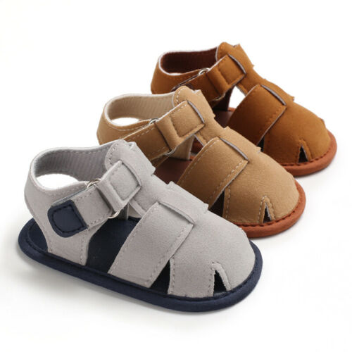 0-18 mesi bambino ragazzo Sandali Scarpe proprietà Del bambino Morbido suola Prewalker Sandali Bambini casuale Scarpe per Bambini 3C09