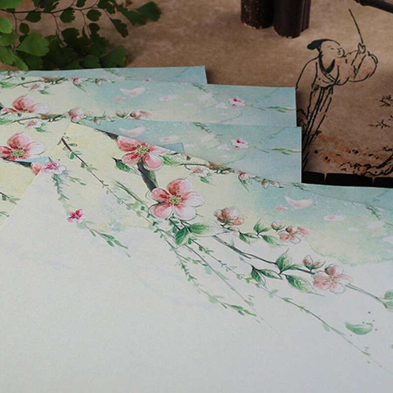 1 Set Writing Stationery Paper, Letter Writing Paper Letter Sets & 12 Pcs Pen Clipboard Holder Pen