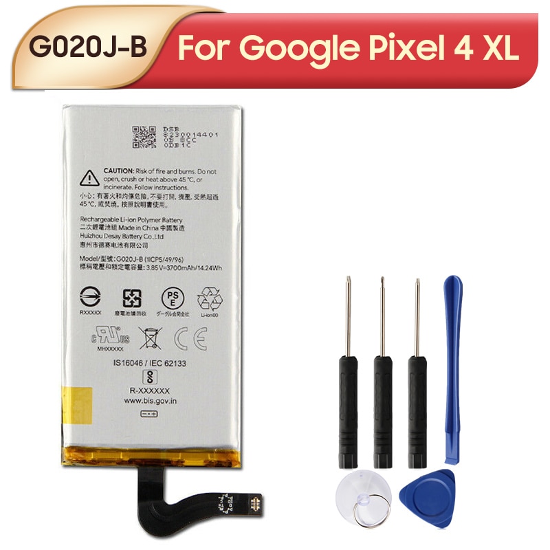 Original Ersatz Batterie G020J-B Für Google Pixel 4 XL Pixel4 XL Telefon Batterien 3700mAh