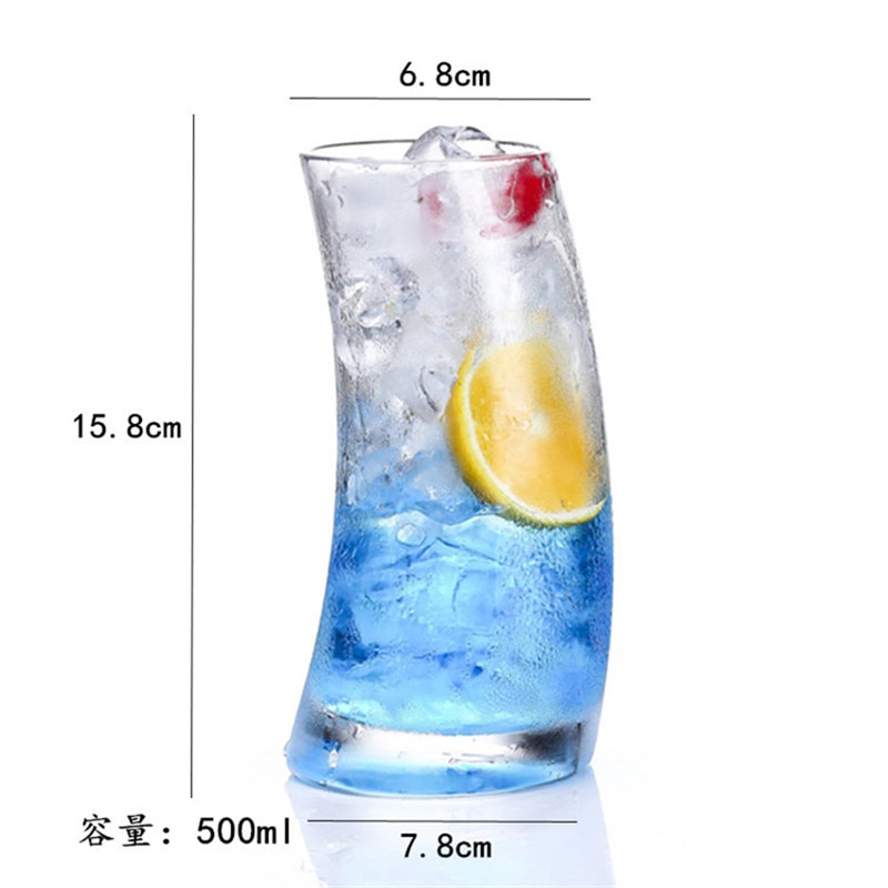 Funny Glass Cup Sailboat Clear Transparent Wine Cup Drinking Glasses Cute Cocktail Glass forWedding Juice Beer Whiskey Champagne