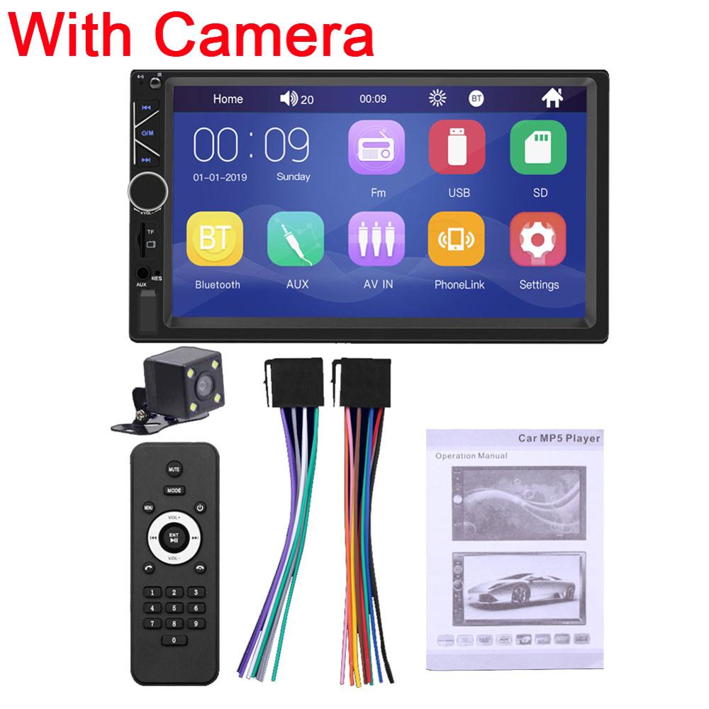 7 inch Car MP5 Player Video Player Stereo Audio FM Radio Aux/USB/TF Input with Mobile Phone Interconnection Car Player A6