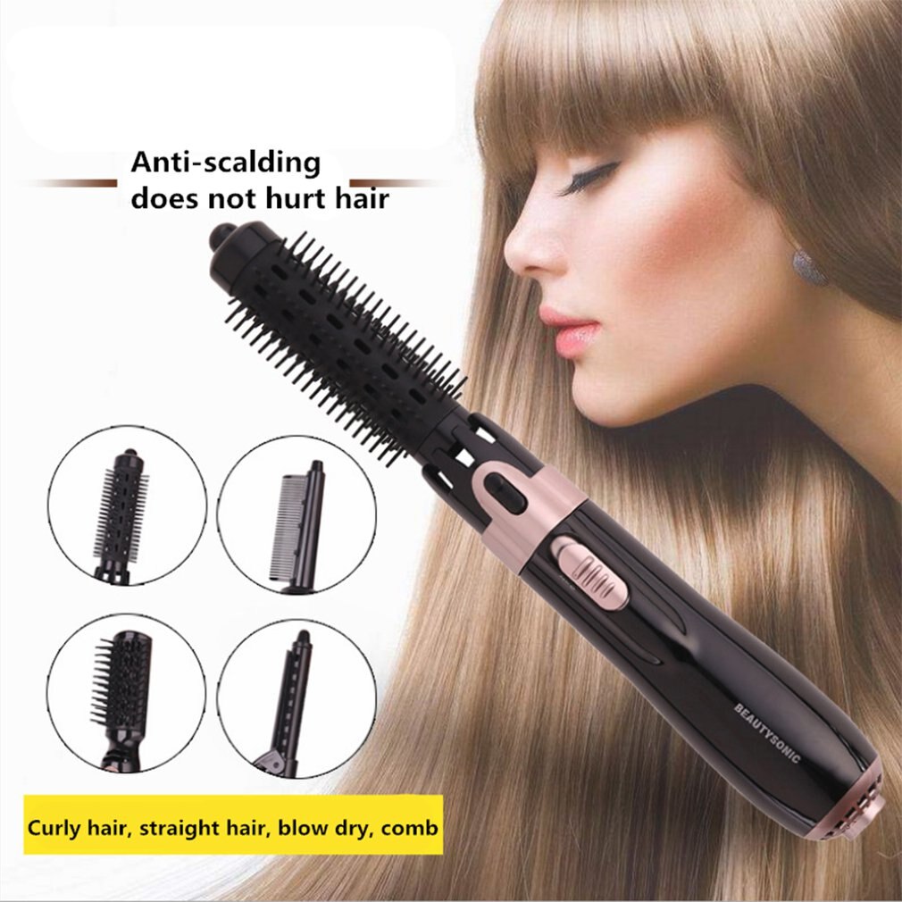Multifunction 4 In 1 Hair Dryer Machine Comb Auto-rotating Brush Hair Curler Roller Curling Iron Wand Styling Tools